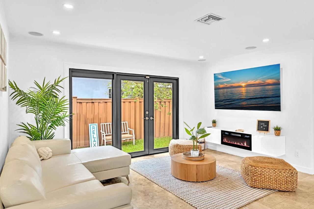 Tropical Oasis With Pool 10 Mins Airport & 5 Mins Beach Hollywood Exterior foto
