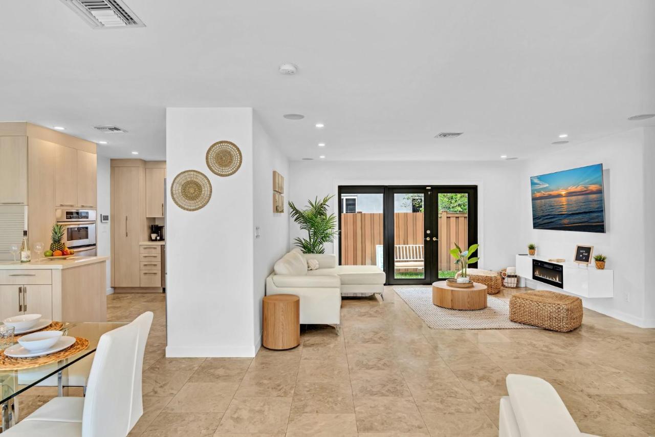 Tropical Oasis With Pool 10 Mins Airport & 5 Mins Beach Hollywood Exterior foto