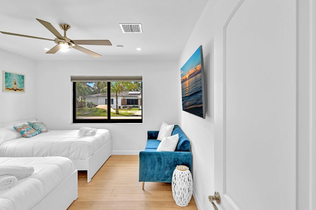 Tropical Oasis With Pool 10 Mins Airport & 5 Mins Beach Hollywood Exterior foto