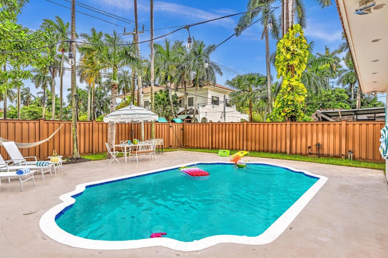 Tropical Oasis With Pool 10 Mins Airport & 5 Mins Beach Hollywood Exterior foto