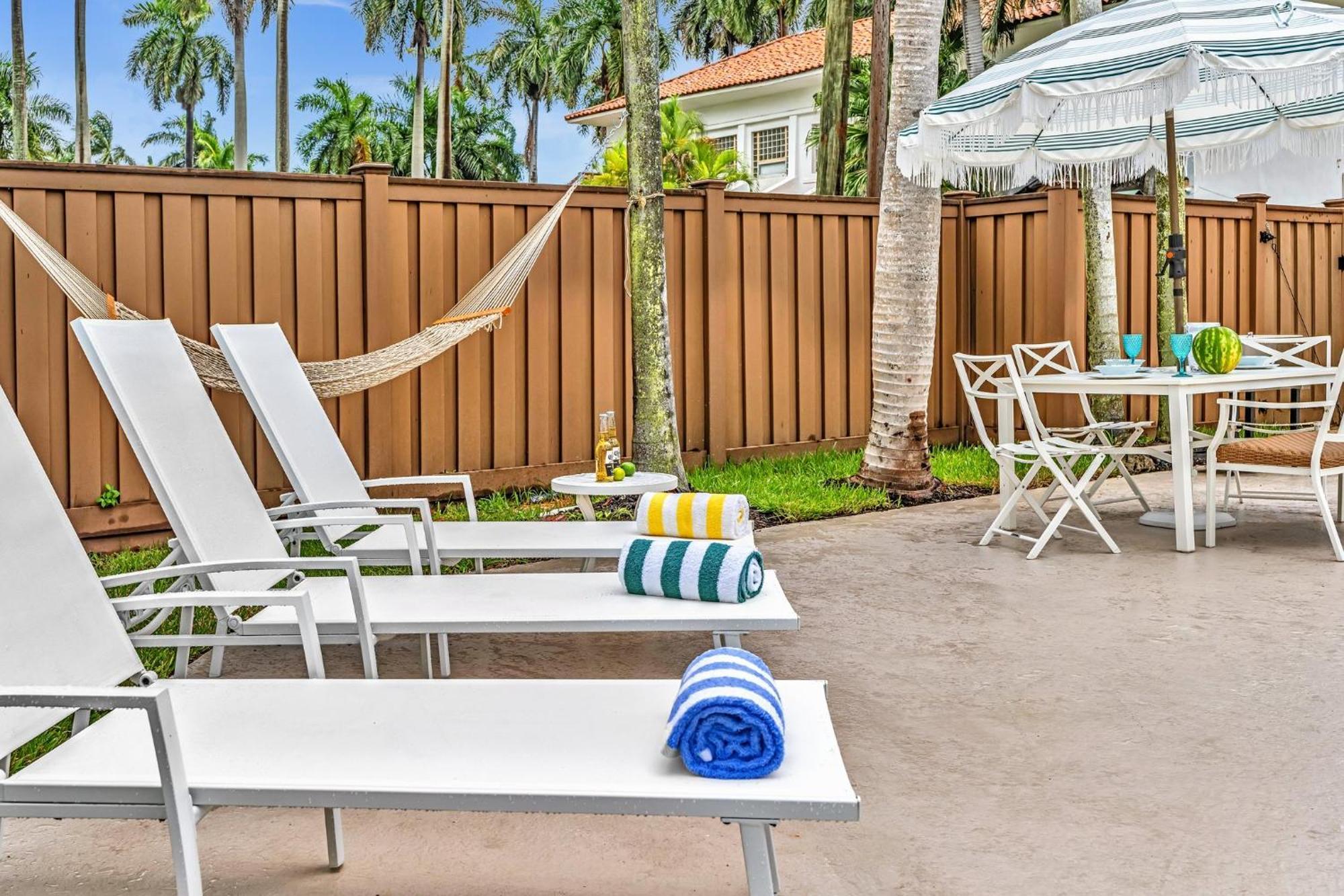 Tropical Oasis With Pool 10 Mins Airport & 5 Mins Beach Hollywood Exterior foto